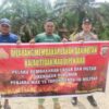 Polisi Sosialisasikan Larangan Membakar Hutan dan Lahan di Desa Segati Pelalawan