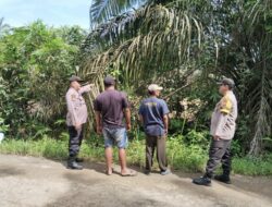 Cegah Karhutla, Polisi Sosialisasikan Larangan Bakar Hutan dan Lahan di Mayang Sari