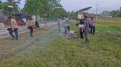 Sinergi Polri dan Forkopimcam, Gerakan Bersih Lingkungan Digelar di Kuala Kampar