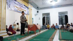 Bhabinkamtibmas Hadiri Syukuran Renovasi Musala Al-Ikhlas dan Sambut Ramadan di Desa Angkasa