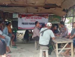 Polsek Pangkalan Kuras Gelar Jumat Curhat, Warga Soroti Kenakalan Remaja
