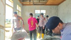 Polri di Aceh Tengah Gotong Royong di Tiga Titik, Percepat Pemulihan Fasilitas Umum Jelang Ramadhan