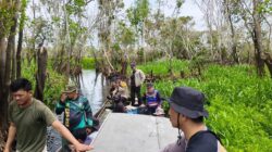 Antisipasi Kerusakan Hutan, Aparat Susuri Aliran Sungai Kerumutan