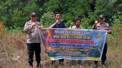 Polisi Gencarkan Sosialisasi Larangan Bakar Lahan di Wilayah Rawan Karhutla