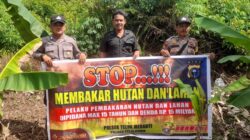 Polisi Sosialisasikan Larangan Bakar Lahan untuk Cegah Karhutla