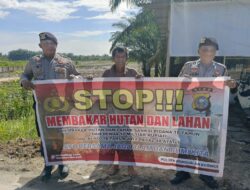 Titik Api Nihil, Polsek Pangkalan Kerinci Patroli Daerah Rawan Karhutla