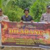 Sosialisasi Maklumat Kapolda, Polsek Kuala Kampar Tegaskan Larangan Membakar Lahan