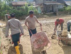 Jelang Ramadhan, Polres Aceh Tengah dan BKO Polda Aceh Kejar Pemulihan Fasilitas Ibadah dan Rumah Terdampak
