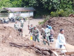 Satgas Gulbencal Lanjutkan Pembersihan Jalan Telege Atu–Ratawali, Progres Capai 80 Persen