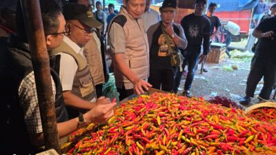 Satgas Saber Pelanggaran Pangan Pusat Pantau Langsung 2 Pasar di Kota Tangerang, Harga Pangan Masih Stabil