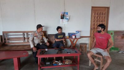 Bhabinkamtibmas Polsek Bunut Lakukan DDS untuk Jaga Keamanan dan Lawan Hoaks