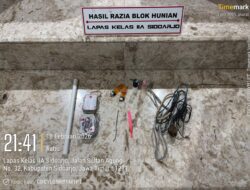 Lapas Sidoarjo Gelar Razia Kamar Hunian dan Tes Urine Warga Binaan, Wujudkan Lingkungan Bersih dari Halinar