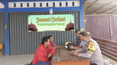 Jumat Curhat Polsek Pangkalan Lesung, Polisi Ajak Masyarakat Bersinergi