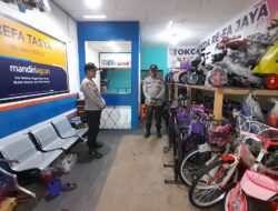 Jaga Harkamtibmas, Polsek Kuala Kampar Sambangi Objek Vital dan Keramaian