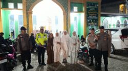 Ops Tertib Ramadan 2026, Polsek Pangkalan Kuras Amankan Salat Tarawih di Dua Masjid