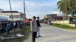 Polisi Kerumutan Intensifkan Pengaturan Arus di Lokasi Pasar Ramadhan