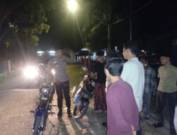 Polsek Bunut Gelar Patroli Subuh, Cegah Balap Liar, Tawuran, dan Tindak Pidana C3