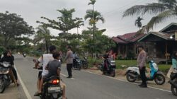 Polsek Teluk Meranti Atur Lalu Lintas di Pasar Ramadhan, Situasi Aman dan Lancar