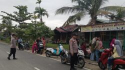 Polsek Teluk Meranti Amankan Lalu Lintas Pasar Ramadhan, Pastikan Situasi Aman dan Lancar