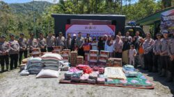 Mahasiswa STIK-PTIK Lemdiklat Polri Salurkan Bantuan Sosial Kapolri di Desa Setie, Sambut Bulan Suci Ramadhan