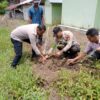 Dukung Program Kapolda Riau, Polsek Kerumutan Gelar Aksi Penghijauan