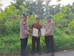 Warga Kuala Kampar Diimbau Tidak Bakar Lahan, Polsek Aktifkan Sosialisasi