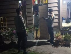 Polsek Bunut Gelar Grebek Sahur, Bangun Harmoni dan Ingatkan Warga Sahur Ramadhan