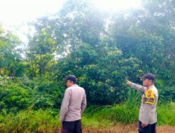 Polisi Laksanakan Patroli Cegah Karhutla di Kelurahan Sorek Satu