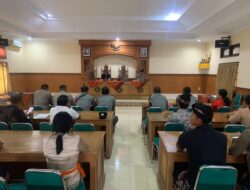 Polres Badung Hadir dan Mendengar, Jumat Curhat Bersama Linmas Jagapati