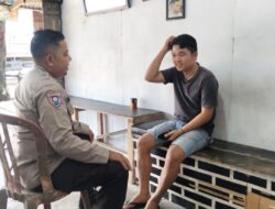 Bhabinkamtibmas Sialang Godang Intensifkan Silaturahmi, Ajak Warga Cegah Karhutla