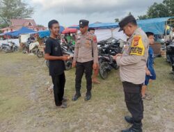 Pengamanan Pasar Ramadhan, Polisi Sosialisasikan Kunci Ganda Kendaraan