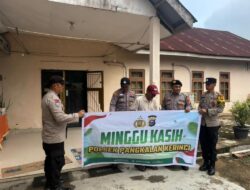 Minggu Kasih di GBI Maharaja, Polsek Pangkalan Kerinci Ajak Jemaat Tangkal Hoaks