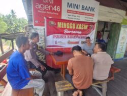 Minggu Kasih di Teluk Dalam, Polsek Kuala Kampar Soroti Hoaks dan Knalpot Brong