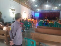 Polsek Langgam Laksanakan Ibadah Minggu Kasih, Tingkatkan Sinergi dengan Jemaat