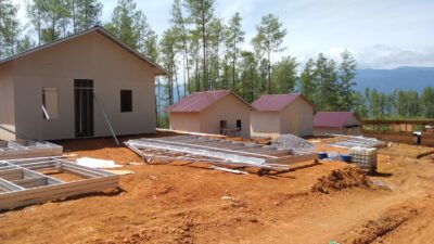 Pembangunan 529 Unit Huntara di Wilayah Kecamatan Linge Terus Berjalan