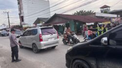 Antisipasi Kemacetan Pasar Ramadan, Polisi Siaga di Titik Rawan Pangkalan Kerinci