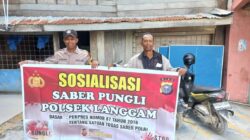 Polsek Langgam Sosialisasikan Saber Pungli, Ajak Warga Tolak Praktik Pungutan Liar