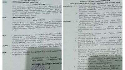 Diduga Langgar Prosedur, Pengangkatan Perangkat Gampong Keupula Tuai Sorotan Warga