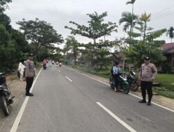 Polsek Teluk Meranti Atur Lalu Lintas di Pasar Ramadhan, Pastikan Pergerakan Aman dan Lancar