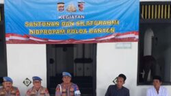 Bidpropam Polda Banten Adakan Acara Silaturahmi, Santunan dan Sambang kepada Anak yatim Piatu Dan Ibu Ibu Janda yg sudah ditinggal Suaminya meninggal dunia