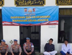 Bidpropam Polda Banten Adakan Acara Silaturahmi, Santunan dan Sambang kepada Anak yatim Piatu Dan Ibu Ibu Janda yg sudah ditinggal Suaminya meninggal dunia