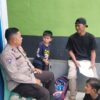 Bhabinkamtibmas Polsek Bunut Sambangi Warga Sialang Godang, Sosialisasikan Pencegahan Karhutla