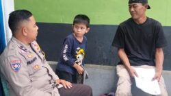 Bhabinkamtibmas Polsek Bunut Sambangi Warga Sialang Godang, Sosialisasikan Pencegahan Karhutla