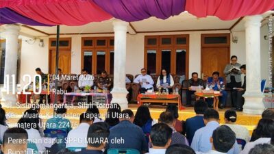 Bupati JTP Resmikan Dapur SPPG di Muara, Tegaskan: Gizi Anak Harga Mati, Ekonomi Lokal Jangan Jadi Penonton