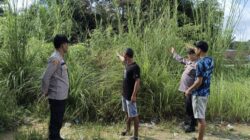 Polisi Patroli Daerah Rawan Karhutla di Pangkalan Lesung