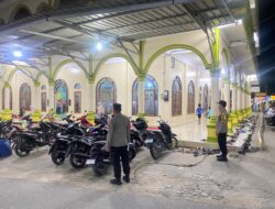 Polsek Pangkalan Kuras Amankan Shalat Tarawih dalam Ops Tertib Ramadhan 2026