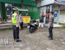 Jaga Situasi Keamanan Wilayah Hukumnya, Polsek Selat Rutin Gelar Patroli 