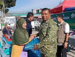Kodim 0106 /Aceh Tengah Bekerjasama dengan Disperindag Kabupaten Aceh Tengah Gelar Pasar Murah di Bulan Ramadhan