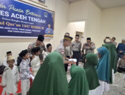 Peringati Nuzulul Qur’an 1447 H, Polres Aceh Tengah Buka Puasa Bersama Toga, Todat, Tomas dan Santuni Anak Yatim