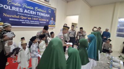 Peringati Nuzulul Qur’an 1447 H, Polres Aceh Tengah Buka Puasa Bersama Toga, Todat, Tomas dan Santuni Anak Yatim
